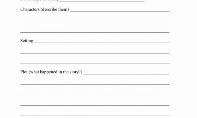 Fiction Book Report Template 6Th Grade For 7Th Graders Pdf with regard to Book Report Template 2Nd Grade