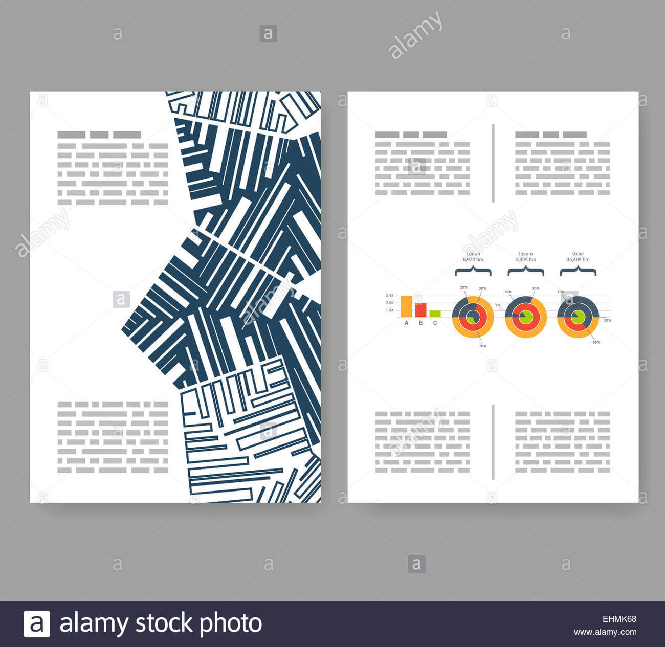 Flyer, Leaflet, Booklet Layout. Editable Design Template. A4 Regarding 2 Fold Flyer Template
