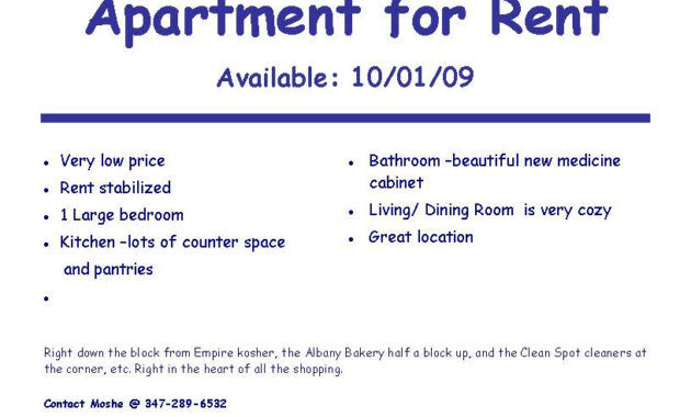 For Rent Flyer Template Awesome Home Rental Flyer Red regarding Apartment Rental Flyer Template