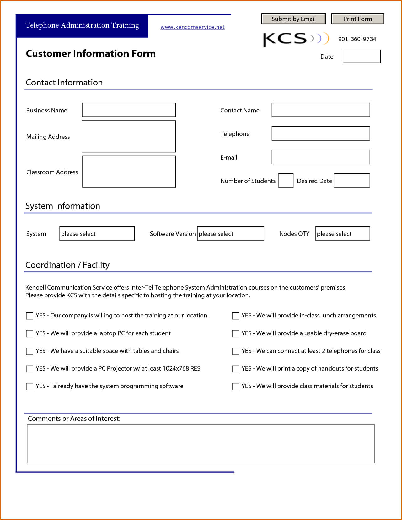 Form Example New Business Client Information Template Pdf With Business Information Form Template