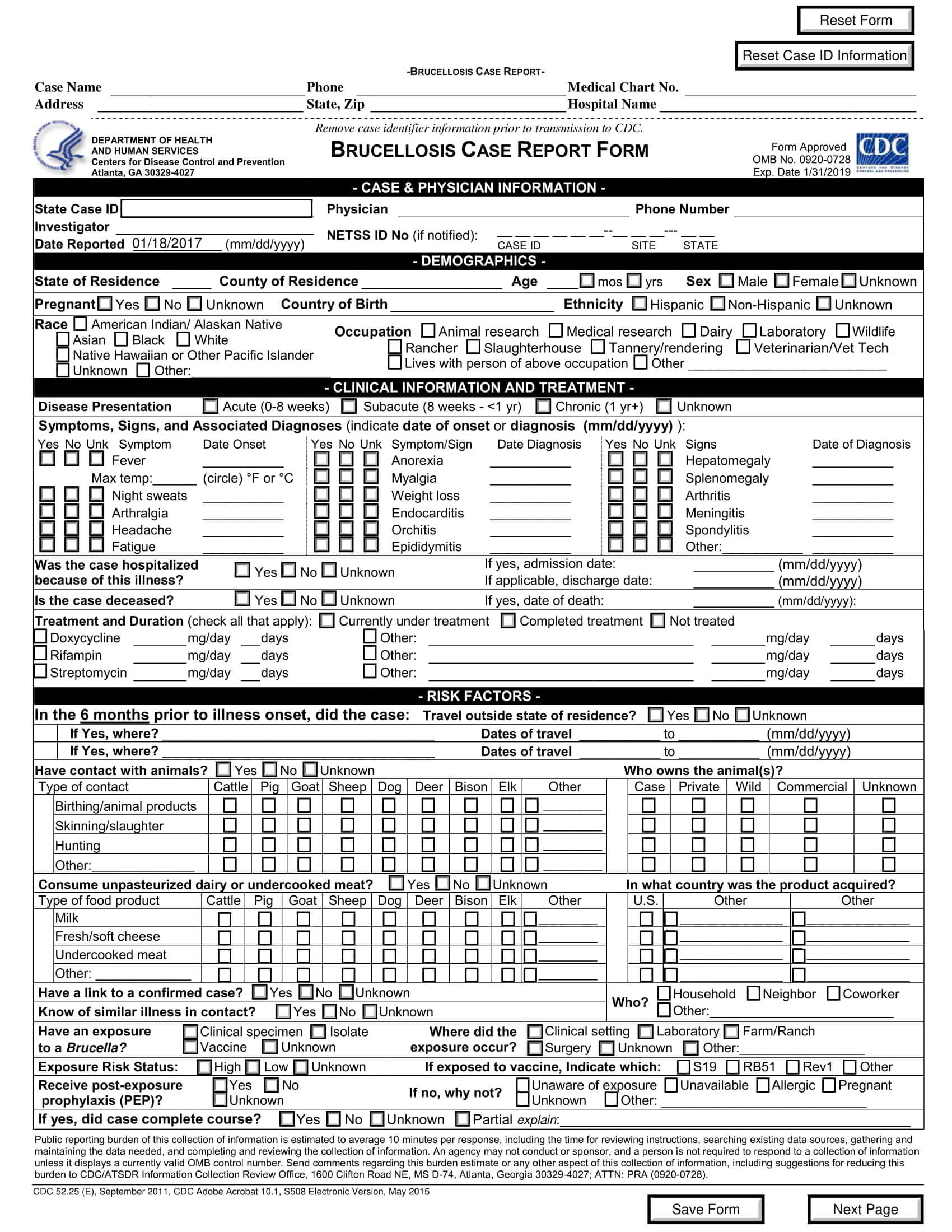 Free 15+ Case Report Forms In Pdf | Ms Word With Case Report Form Template