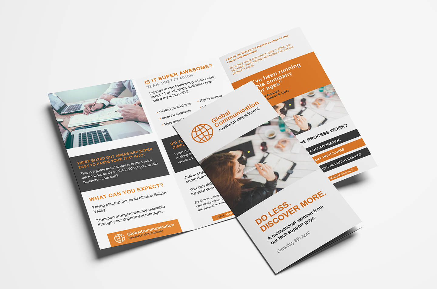 Free 3 Fold Brochure Template For Photoshop & Illustrator Pertaining To 3 Fold Brochure Template Free