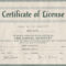 Free 8 Best Photos Of Printable Certificate Of License With Regard To Certificate Of License Template
