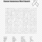 Free Awareness Word Search Templates At Awareness Word Throughout Blank Word Search Template Free