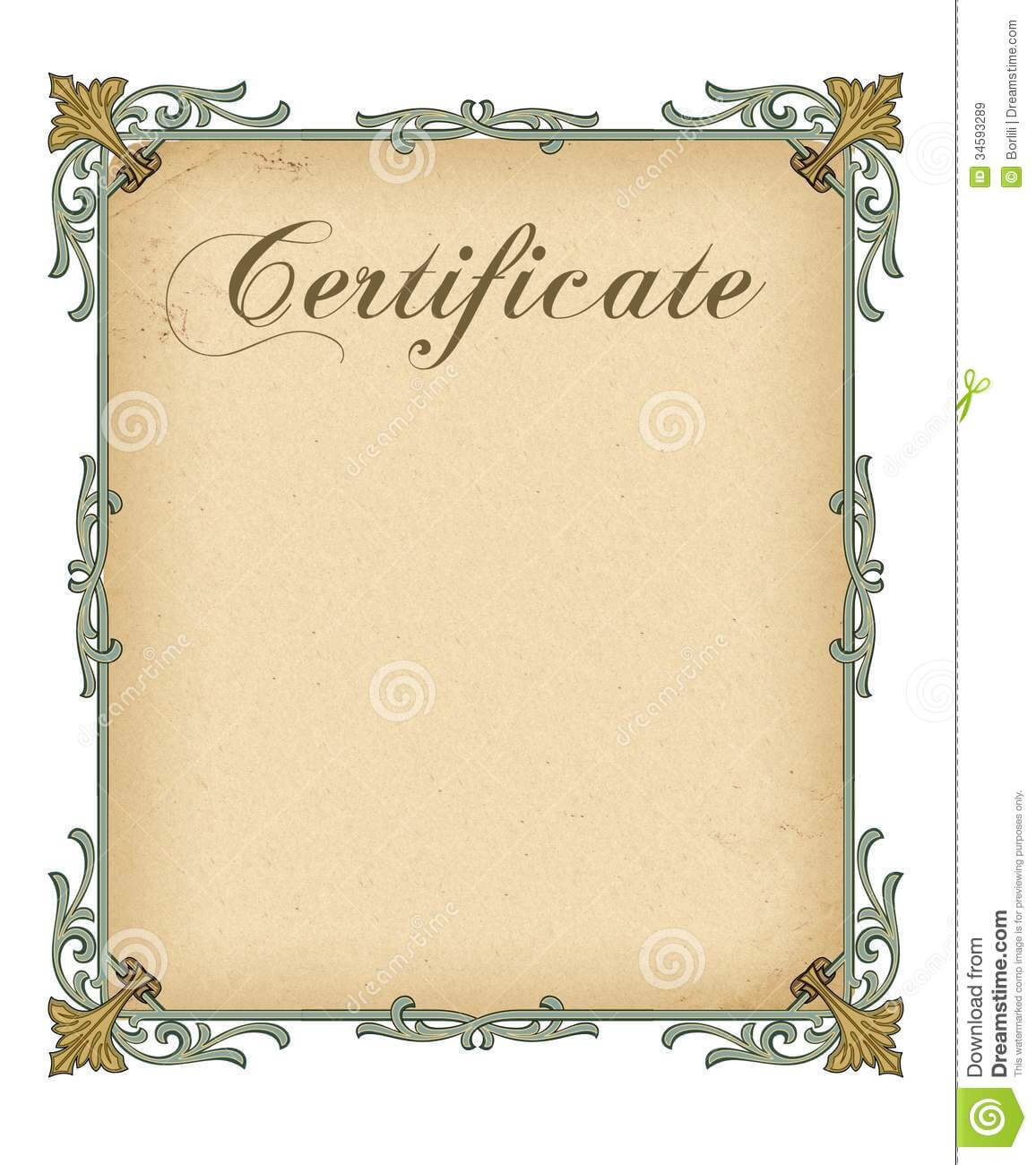 Free Blank Certificates – Tunu.redmini.co Throughout Blank Certificate Templates Free Download