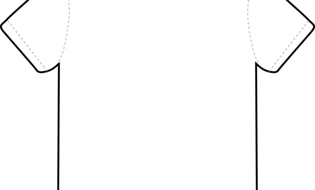 Free Blank T-Shirt Outline, Download Free Clip Art, Free within Blank T Shirt Outline Template