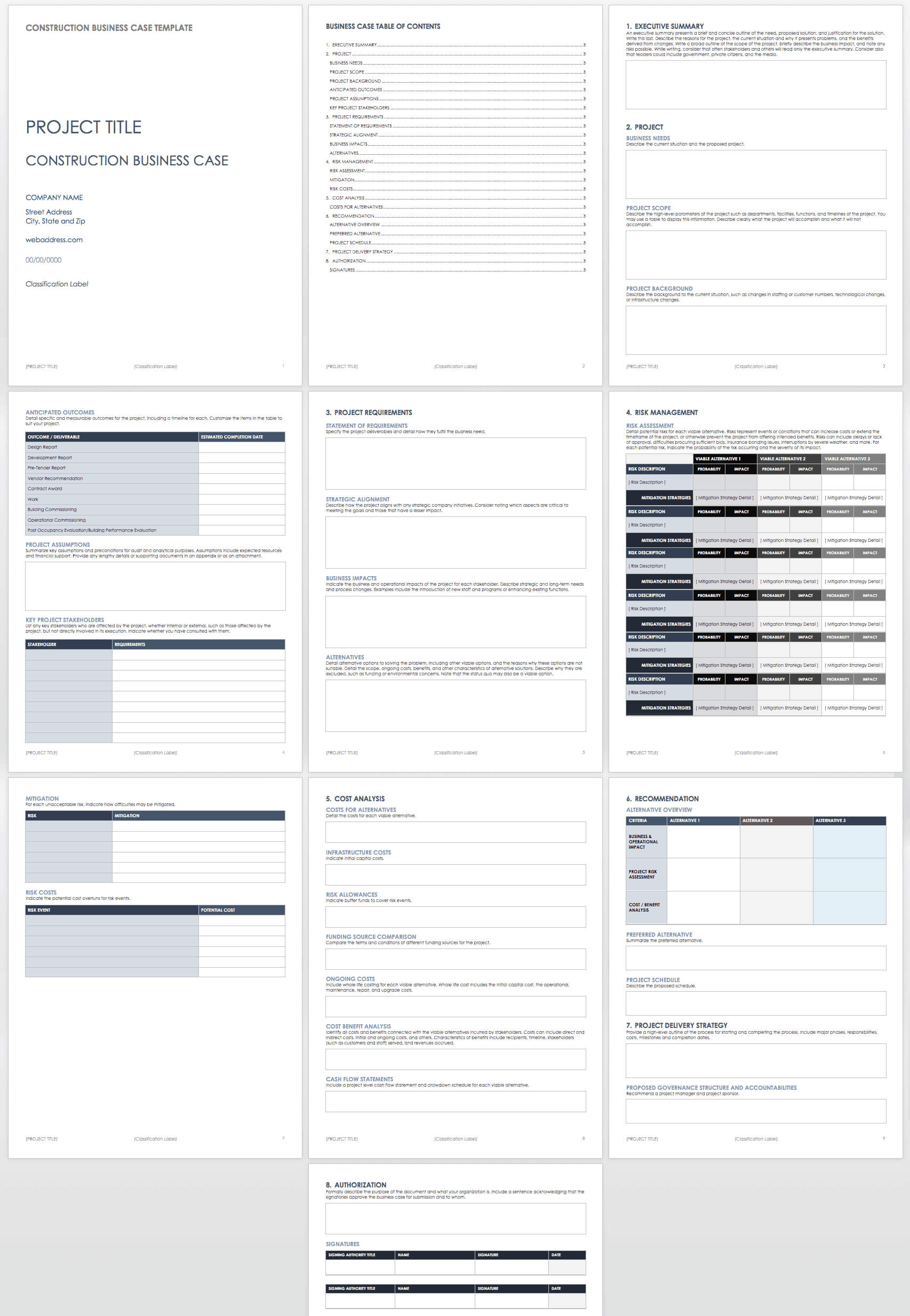 Free Business Case Templates | Smartsheet Throughout Business Case One Page Template