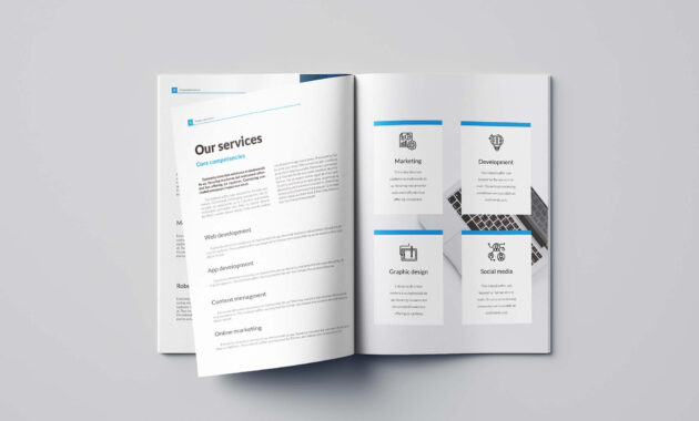 Free Business Proposal Template (Indesign) with Business Proposal Template Indesign