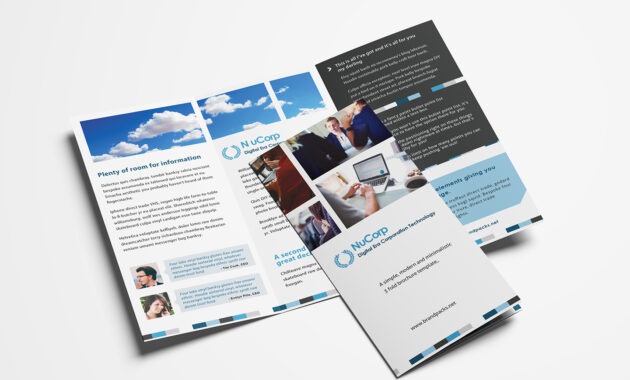 Free Corporate Trifold Brochure Template In Psd, Ai &amp; Vector for Adobe Illustrator Tri Fold Brochure Template