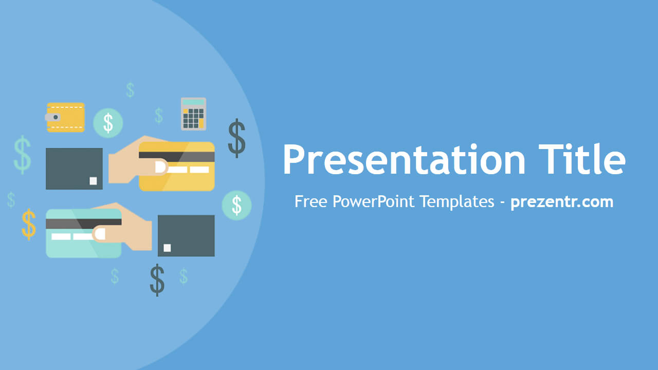 Free Credit Cards Powerpoint Template – Prezentr Powerpoint Within Business Card Powerpoint Templates Free