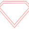 Free Empty Superman Logo, Download Free Clip Art, Free Clip For Blank Superman Logo Template