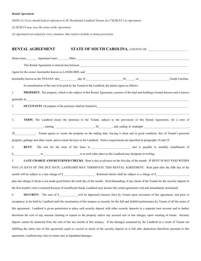 Free Lease Forms – Colona.rsd7 In Business Lease Agreement Template