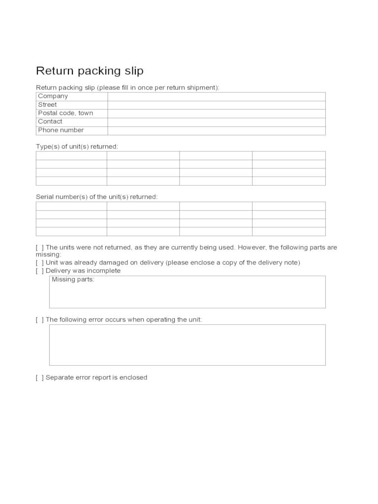 Free Packing Slip Template. Excel Sales Invoice Template 1 0 With Blank Packing List Template