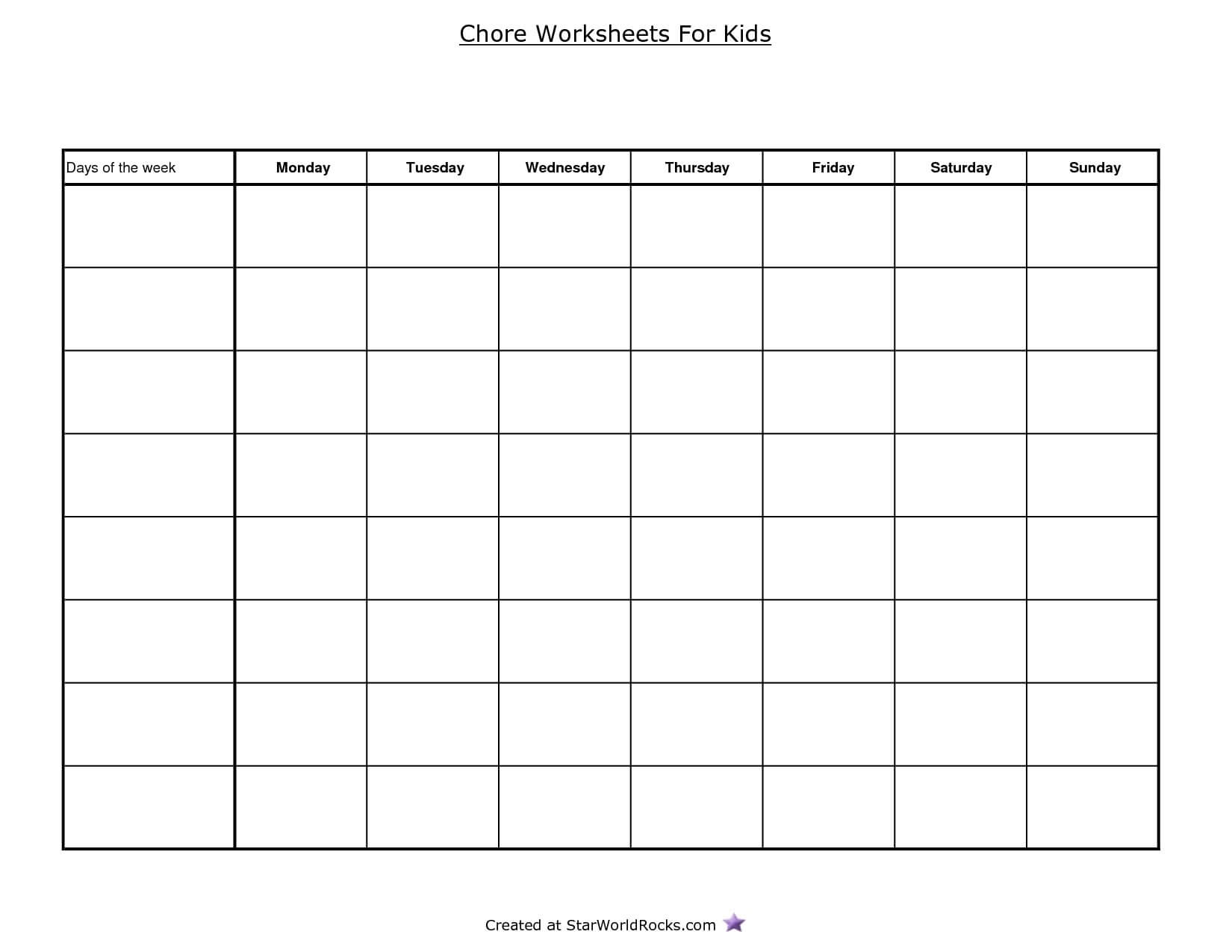 Free Printable Charts – Pogot.bietthunghiduong.co In Blank Reward Chart Template