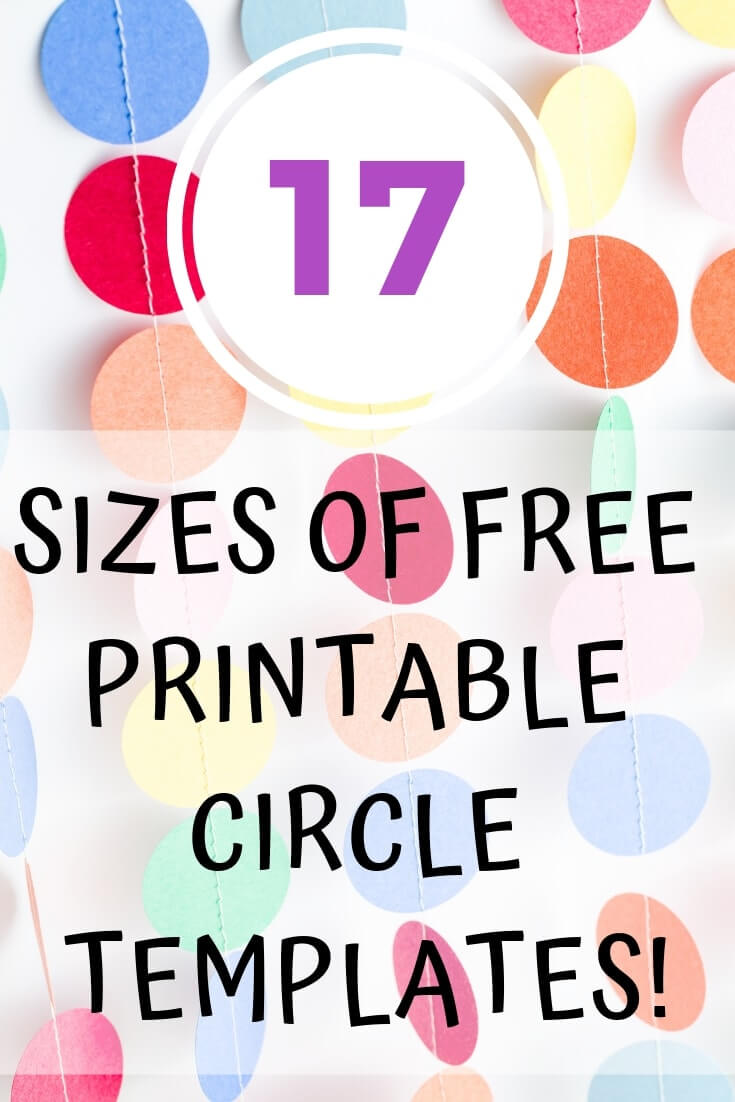 Free Printable Circle Templates – Large And Small Circle Pertaining To 2 Inch Circle Template