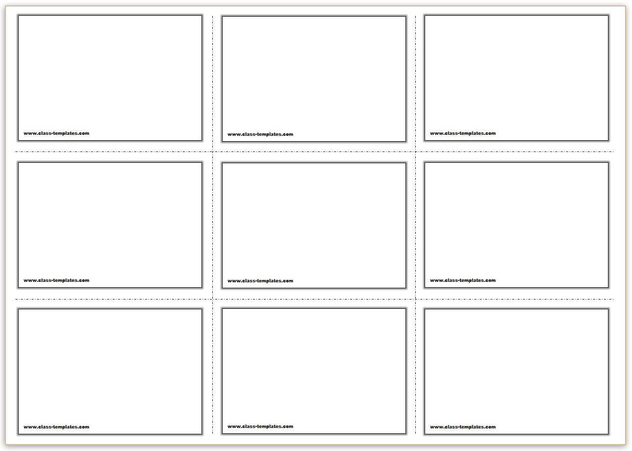 Free Printable Flash Cards Template Regarding Blank Index Card Template