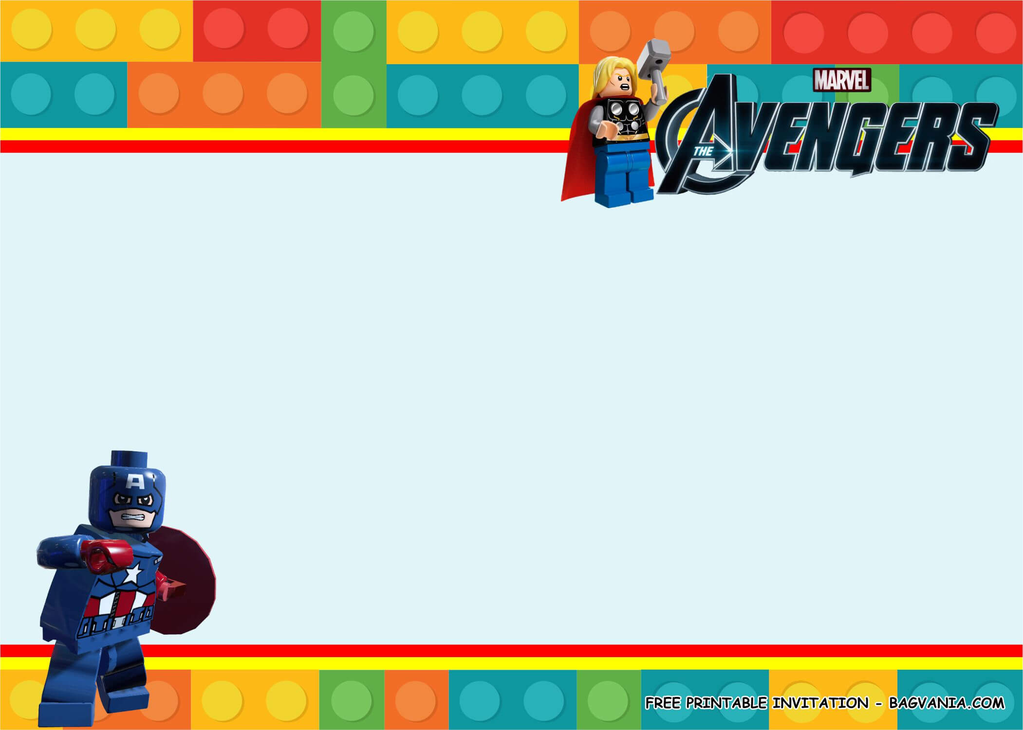 Free Printable) – Lego Avengers Birthday Party Kits Template Inside Avengers Birthday Card Template