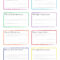 Free Printable Note Cards Template | Template Business Psd Throughout 3 By 5 Index Card Template