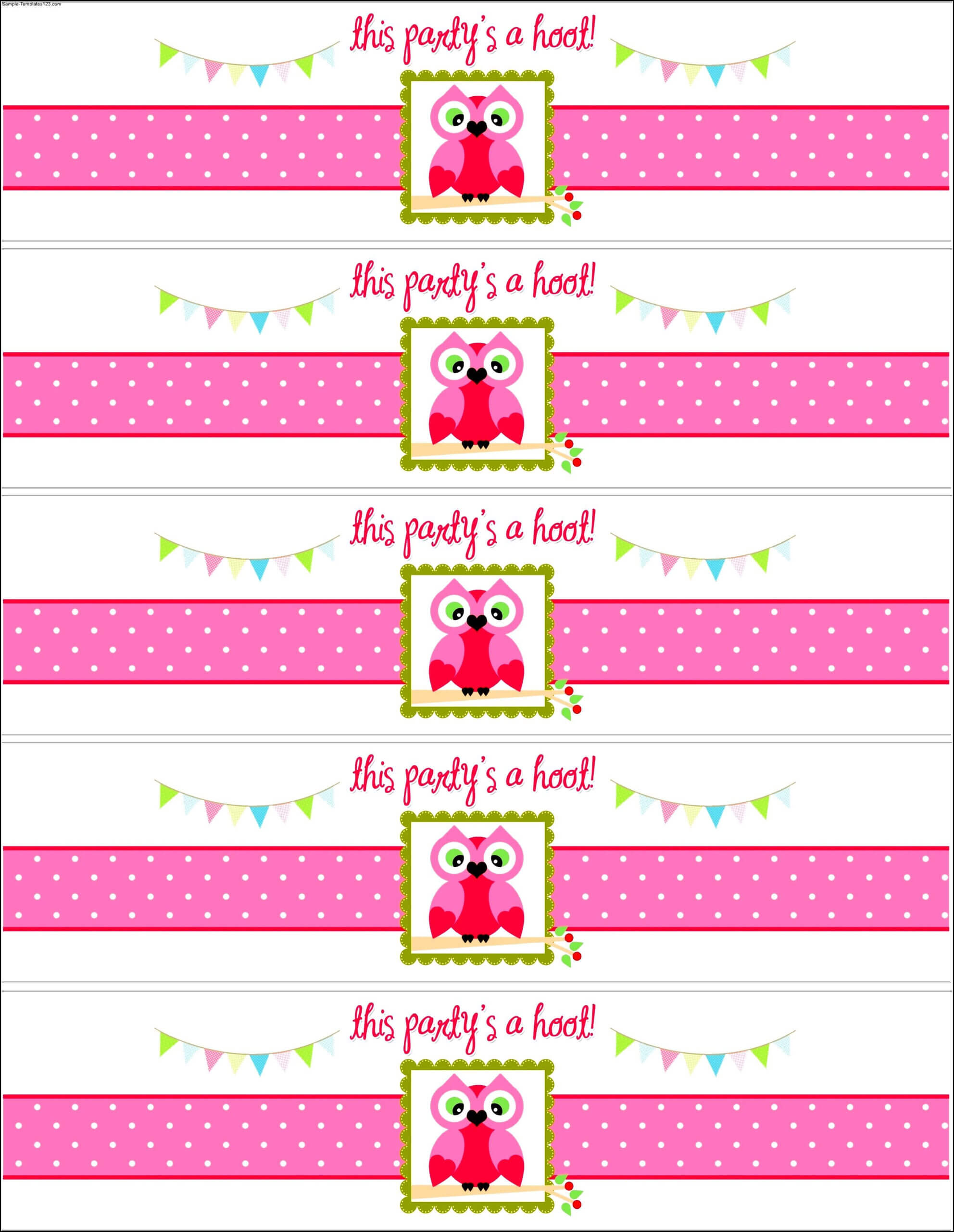 Free Printable Water Bottle Label Template Baby Shower Regarding Baby Shower Bottle Labels Template