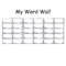 Free Printable Word Wall Templates ] – The First Grade Throughout Blank Word Wall Template Free