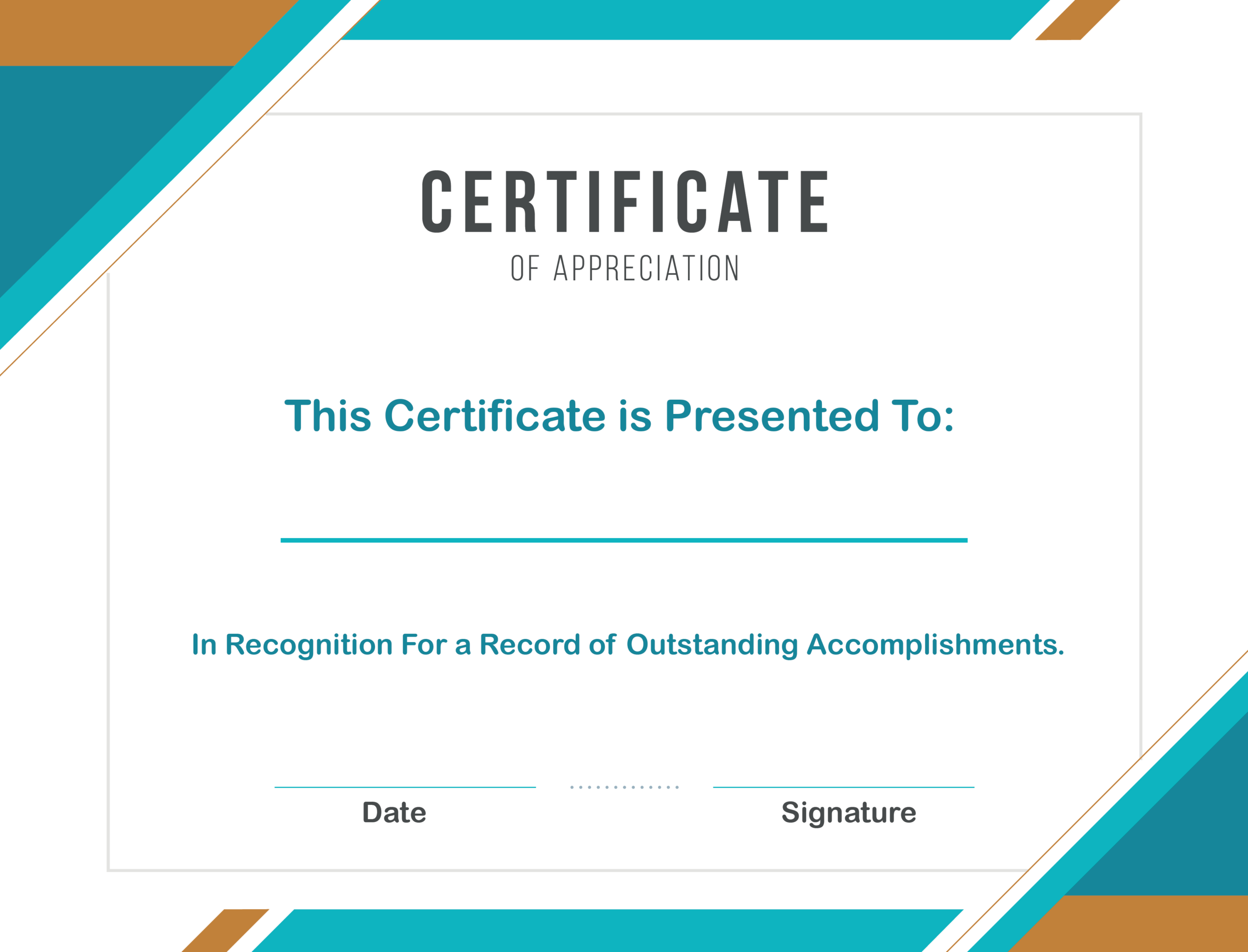Free Sample Format Of Certificate Of Appreciation Template For Certificate Of Appreciation Template Doc