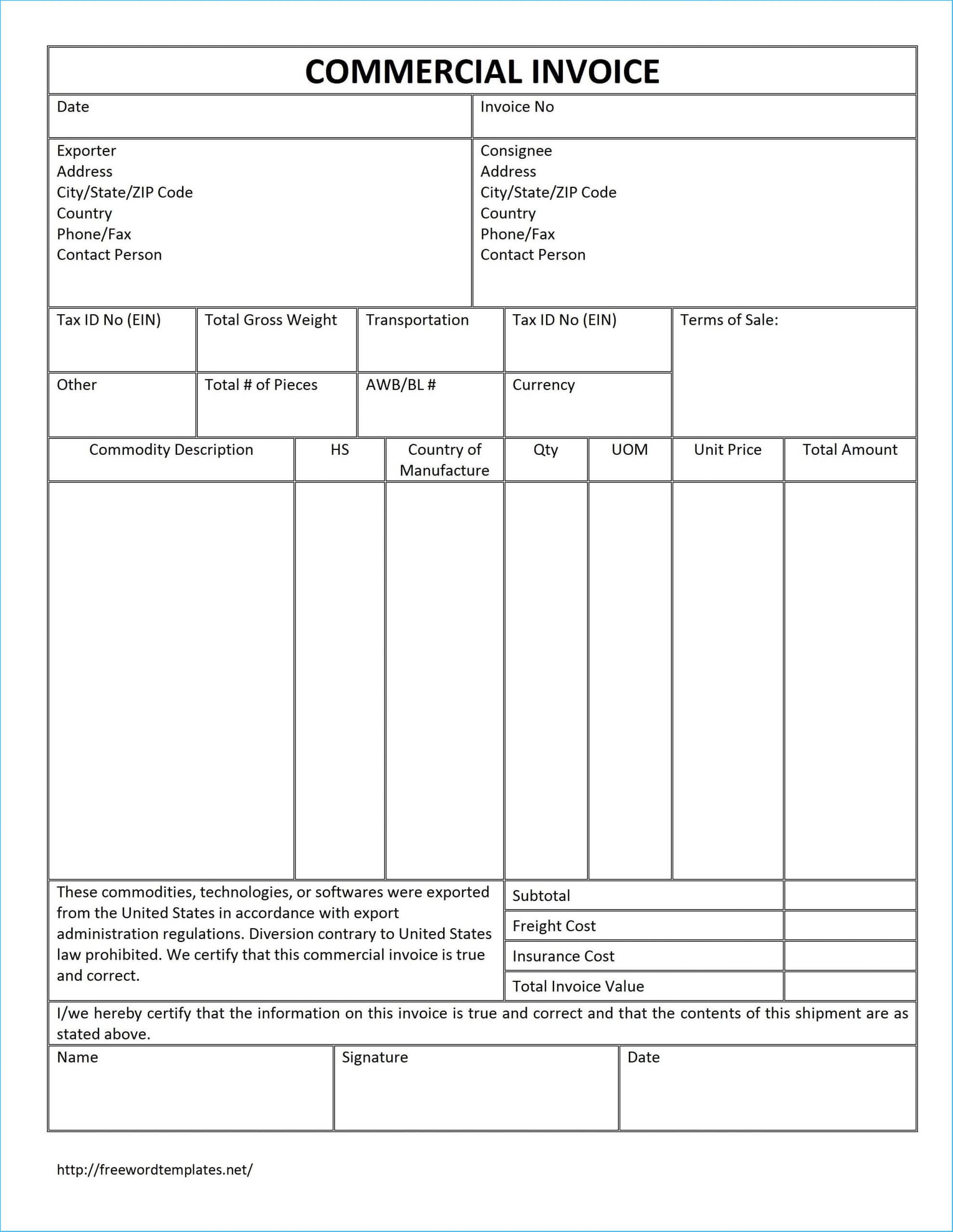 Free Sample Invoice Template Microsoft Word With Format Plus For Another Word For Template