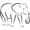 Free Simple Elephant Outline, Download Free Clip Art, Free Within Blank Elephant Template