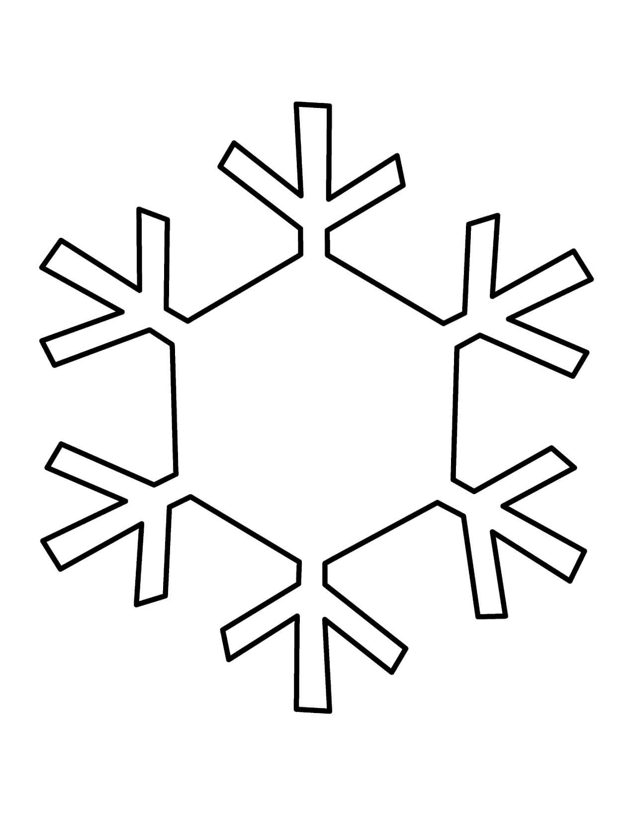 Free Snowflake Line Art, Download Free Clip Art, Free Clip Throughout Blank Snowflake Template