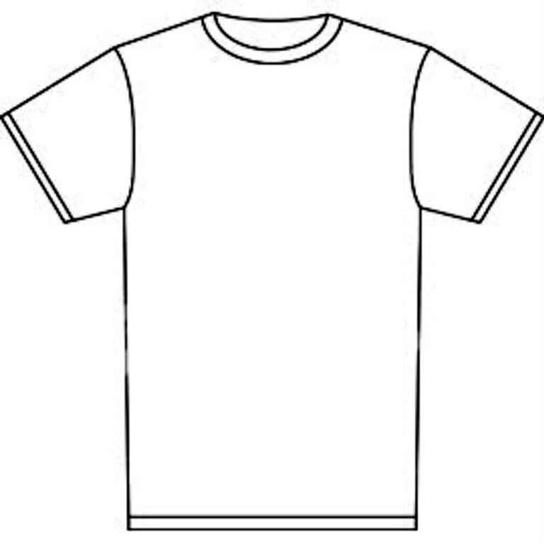 Free T Shirt Template Printable, Download Free Clip Art With Blank ...