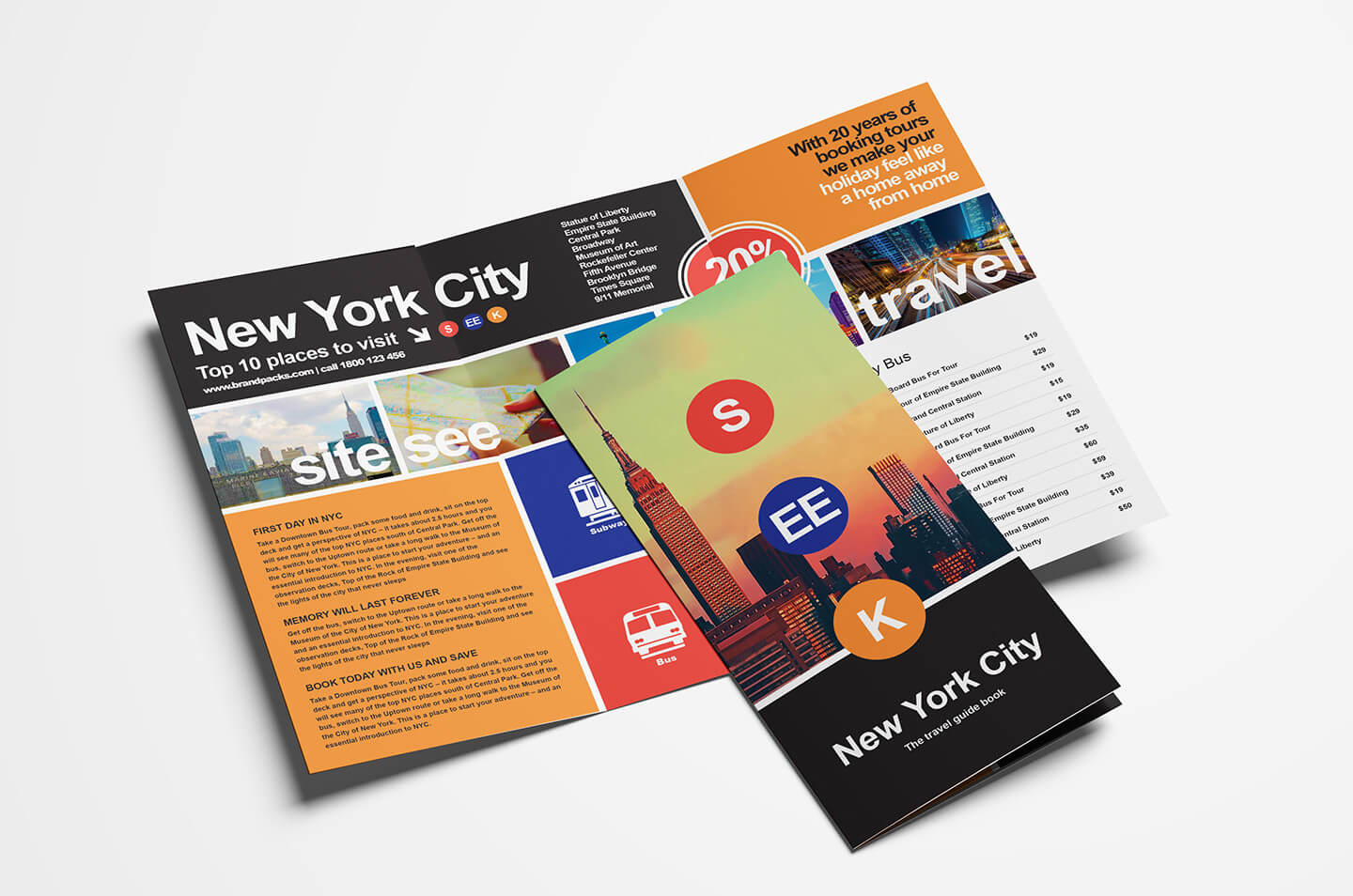 Free Travel Trifold Brochure Template For Photoshop Within Bus Trip Flyer Templates Free