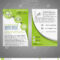 Front And Back Page Brochure Template. Layout Template Inside 1 Page Flyer Template