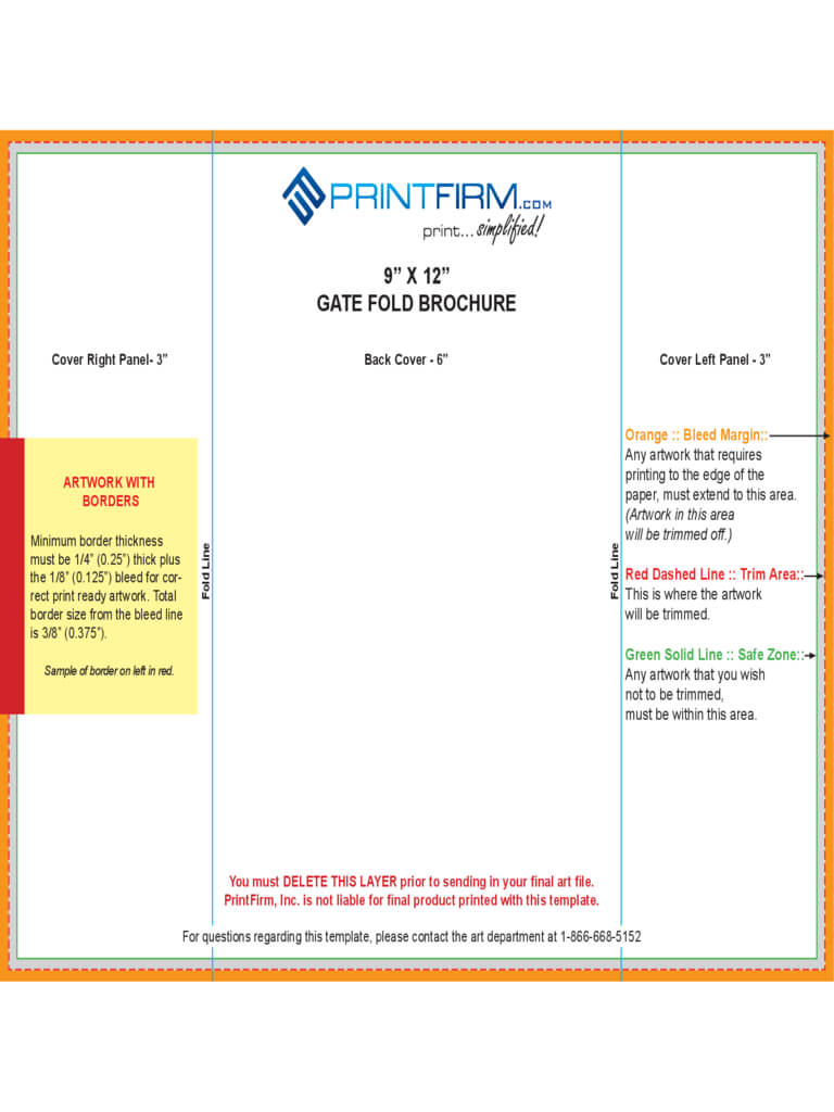 Gate Fold Brochure Template – 6 Free Templates In Pdf, Word Inside 6 Panel Brochure Template