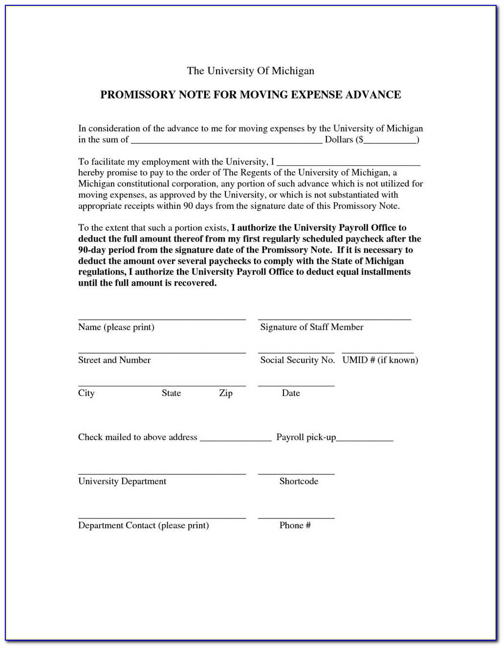 Georgia Promissory Note Form Free – Form : Resume Examples Intended For California Promissory Note Template
