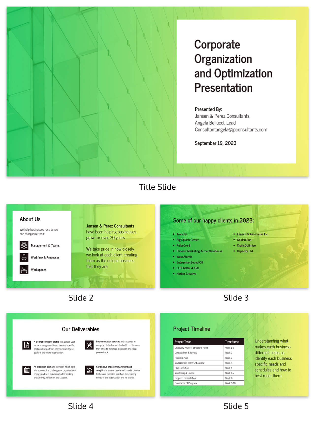 Gradient Business Consulting Presentation Template Inside Business Playbook Template