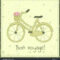 Greeting Card Template Bike Illustration Bon Stock Vector In Bon Voyage Card Template