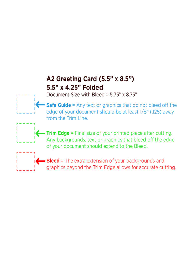 Greeting Card Template Free Download With Regard To A2 Card Template