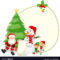 Happy Christmas Card Template With Regard To Adobe Illustrator Christmas Card Template