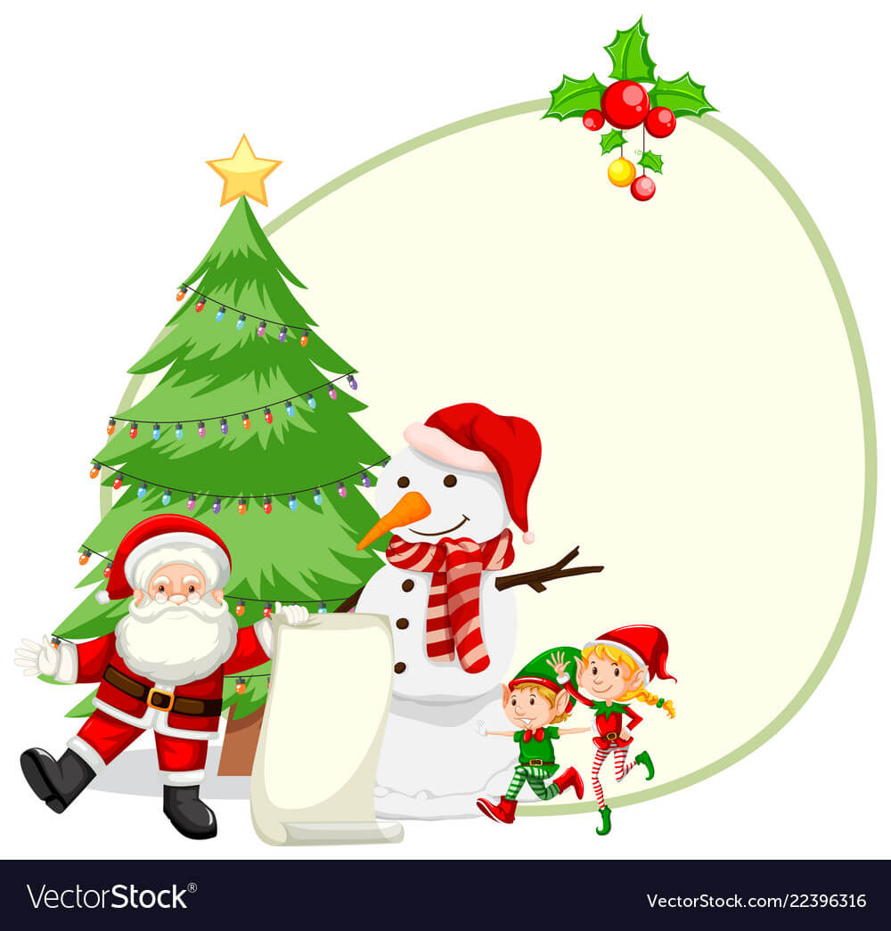 Happy Christmas Card Template With Regard To Adobe Illustrator Christmas Card Template