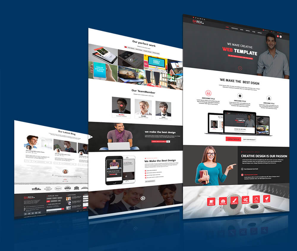 High Quality 50+ Free Corporate And Business Web Templates Inside Business Website Templates Psd Free Download