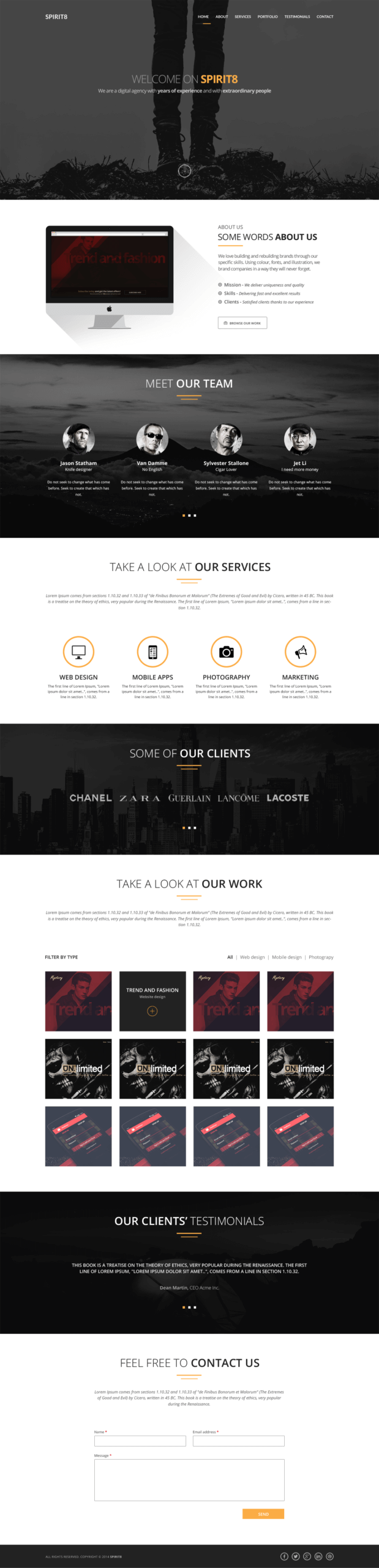 High Quality 50+ Free Corporate And Business Web Templates Within Business Website Templates Psd Free Download