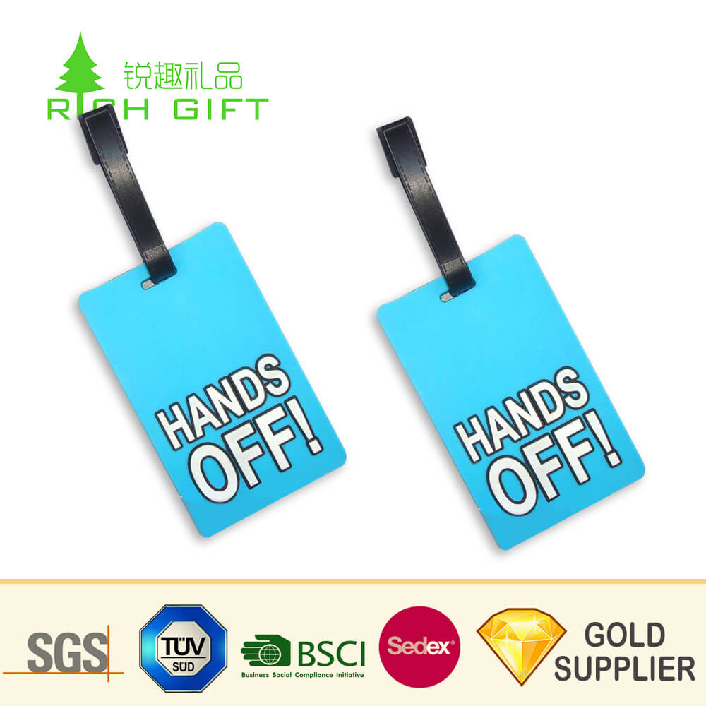 [Hot Item] Wholesale China Custom Standard Size Cheap Colorful Printing  Rubber Pvc Luggage Tags For Travel With Regard To Blank Luggage Tag Template