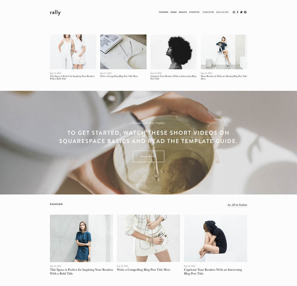 How To Choose The Best Squarespace Template For Business Or Intended For Best Squarespace Template