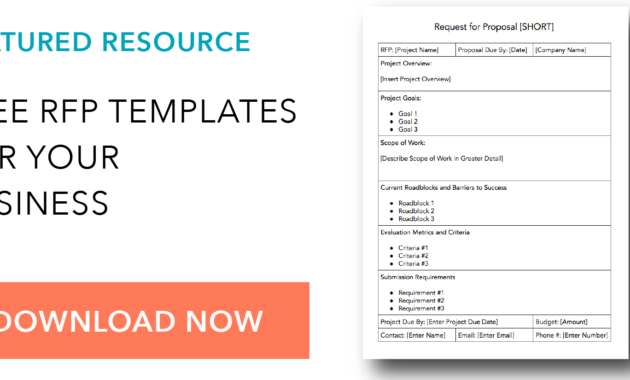 How To Write A Request For Proposal, With Template And Sample pertaining to Call For Proposals Template