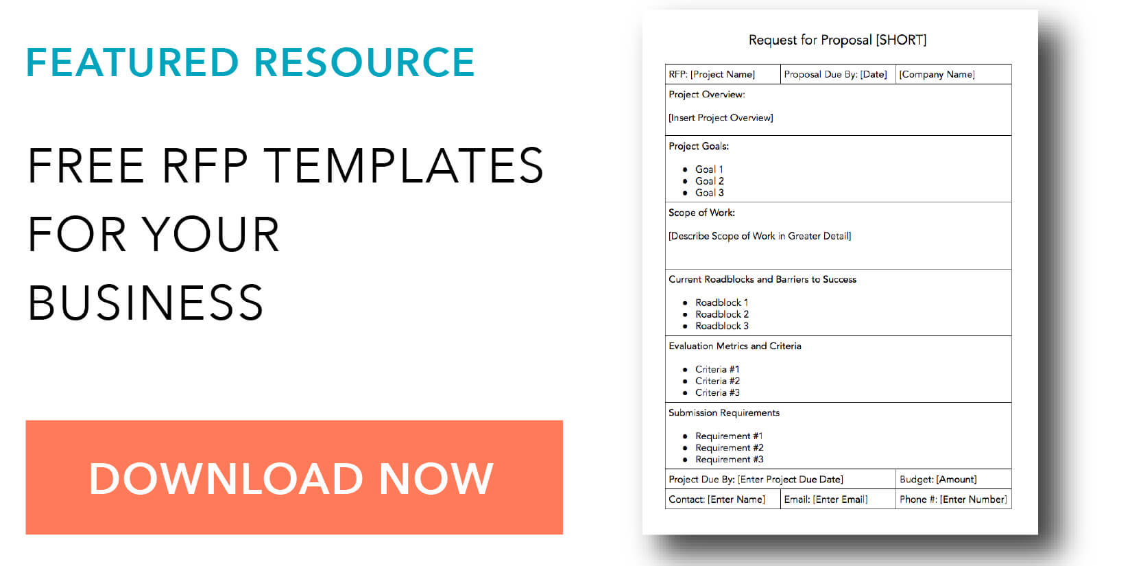 How To Write A Request For Proposal, With Template And Sample Pertaining To Call For Proposals Template