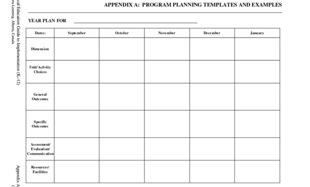 Interesting Preschool Curriculum Template Free Printable with Blank Preschool Lesson Plan Template