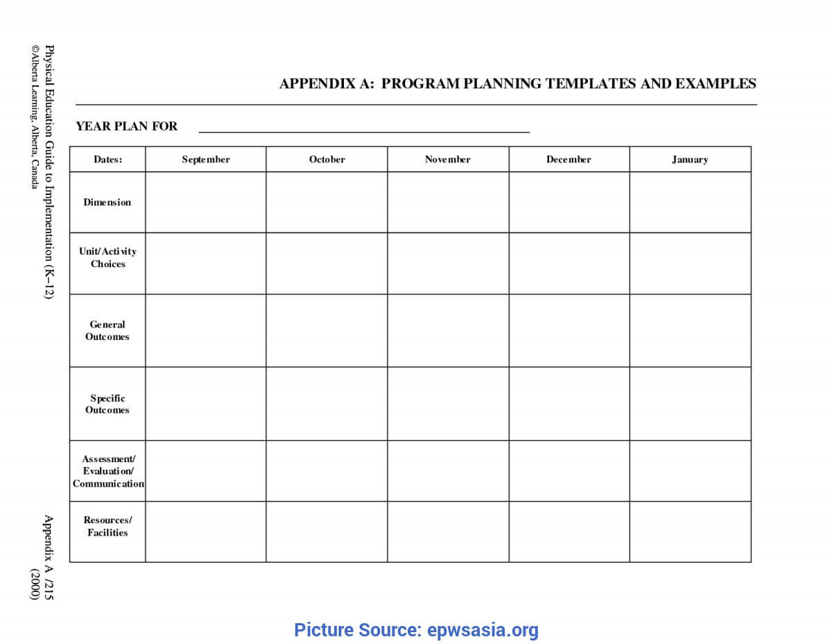 Interesting Preschool Curriculum Template Free Printable With Blank Preschool Lesson Plan Template