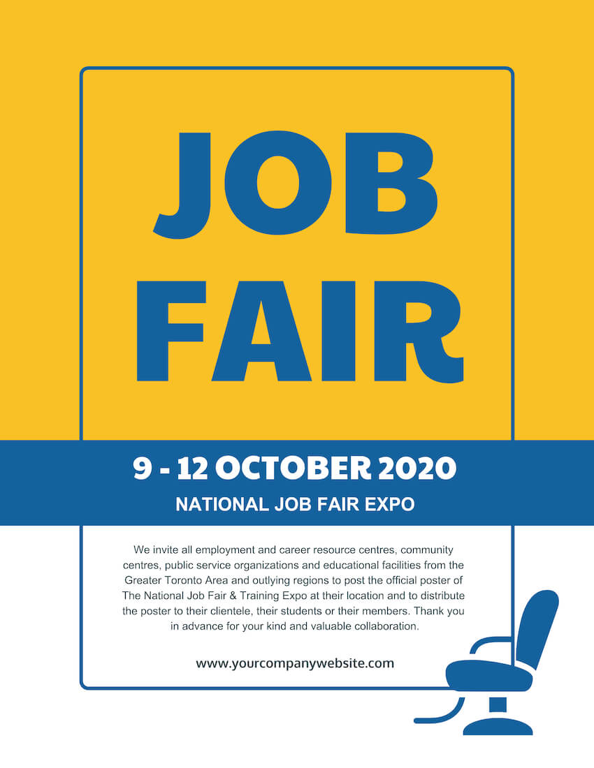 Job Fair Flyer Throughout Career Flyer Template