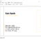Kate Spade Business Card Template For Google Docs – Stand Pertaining To Business Card Template For Google Docs