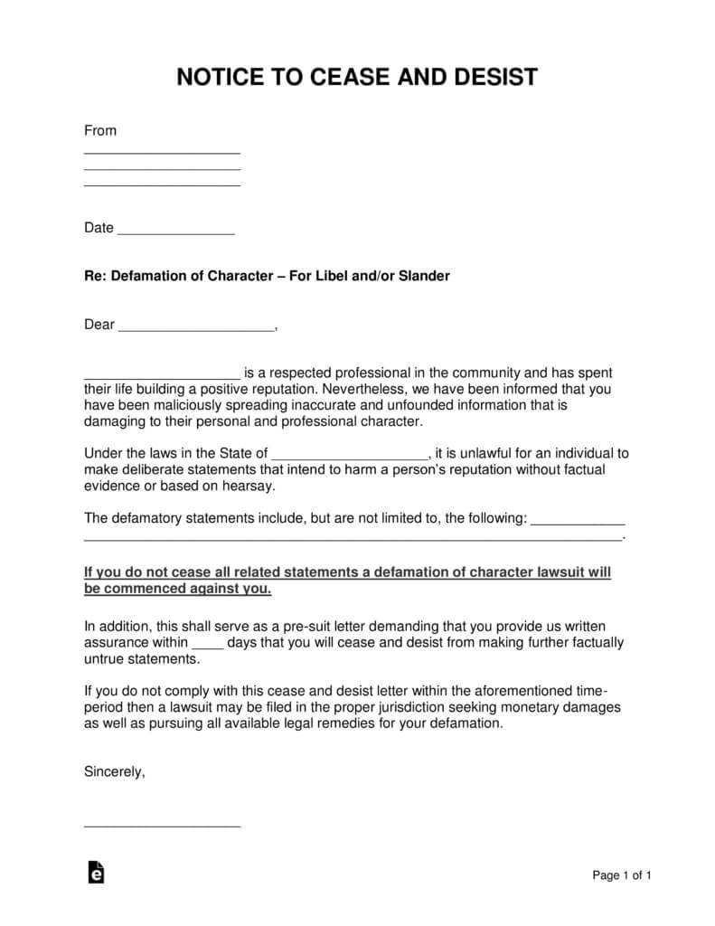 Langolocreativoditoti.blogspot: Sample Response Letter Pertaining To Cease And Desist Letter Template Australia