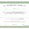 Llc Membership Certificate – Free Template Within Certificate Of Ownership Template